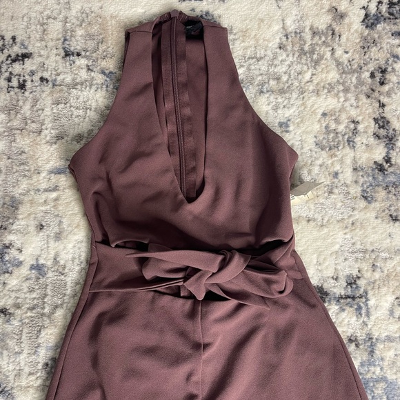 NUDE Mauve Sleeveless Jumpsuit - Picture 4 of 5